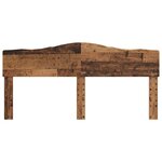 vidaXL Tête de lit Bois Ancien 200 cm Bois d'ingénierie