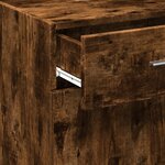 vidaXL Buffet chêne fumé 50x42 5x93 cm bois d'ingénierie