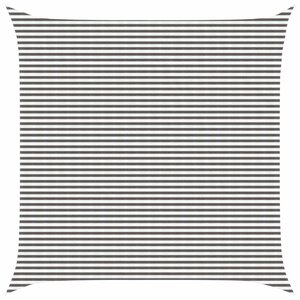 vidaXL Voile d'ombre Gris clair et blanc 7 x 7 m HDPE