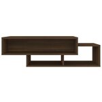 vidaXL Table basse Chêne marron 105x55x32 cm Bois d'ingénierie