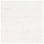 vidaXL Dessus de table blanc 70x70x2 5 cm bois de pin massif