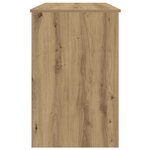 vidaXL Bureau chêne artisanal 100x50x76 cm bois d'ingénierie