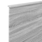 vidaXL Tête de lit Gris Sonoma 100 cm Bois d'ingénierie
