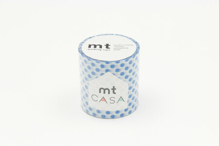 Masking Tape MT Casa Pois 5 cm Pois bleu / dot blue