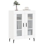 vidaXL Buffet blanc 69 5x34x90 cm bois d'ingénierie