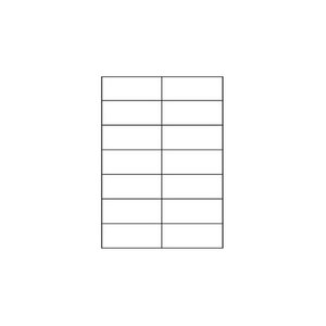 Office star boite de 1400 étiquettes multi-usage blanches 105x42mm os43653 avery zweckform