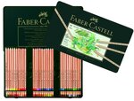 étui métal de 60 crayons couleur 'PITT PASTELL' FABER-CASTELL