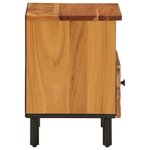 vidaXL Table de chevet 40x33x46 cm Bois d'acacia massif