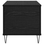 vidaXL Table basse Chêne noir 60 x 44 5 x 45 cm Bois d'ingénierie