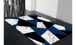 Tapis d'intérieur DJAM 80 x 150 cm - Bleu