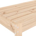 vidaXL Banc de jardin 110x38x45 cm bois massif de pin