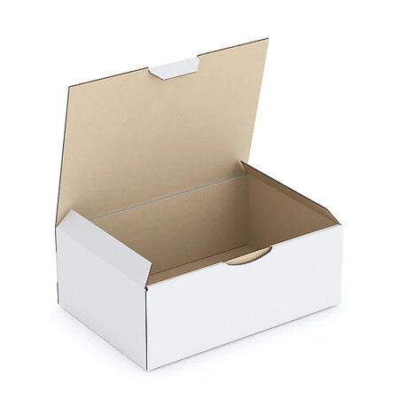 Boîte carton blanche d'expédition rajapost 20x14x7 5 cm (lot de 50)
