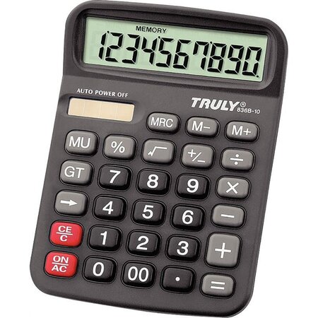 Calculatrice de bureau 10 chiffres TRULY 836B-10
