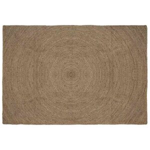vidaXL Tapis de surface Rectangulaire Gris 200 x 290 cm Jute
