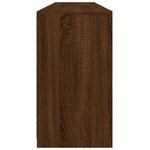vidaXL Buffet avec lumières LED chêne marron 181 5x37x67 cm