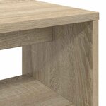 vidaXL Meuble TV Chêne Sonoma 80 x 30 x 40 cm Bois d'ingénierie