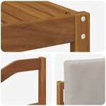 vidaXL Ensemble de canapés d'extérieur 9 Pièces Gris Naturel et Clair