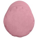 vidaXL Coussins d'accent 2 Pièces Rose Ø 25 x 70 cm