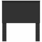 vidaXL Tête de lit avec tête de lit Chêne noir 90 cm Bois d'ingénierie