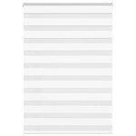 vidaXL Store zèbre blanc 100x100 cm largeur du tissu 95 9cm polyester