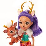 ENCHANTIMALS Danessa Biche a Vélo - Mini-poupée - 4 ans et +