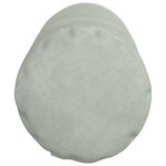 vidaXL Coussins d'accent 2 Pièces Gris clair Ø 25 x 70 cm