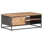 vidaXL Table basse 90x50x35 cm Bois d'acacia massif