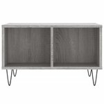 vidaXL Table basse Sonoma gris 60x50x36 5 cm Bois d'ingénierie