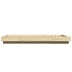 vidaXL Cadre de lit sans matelas chêne sonoma 90x200 cm
