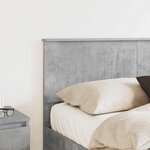 vidaXL Tête de lit Gris béton 140 cm Bois d'ingénierie