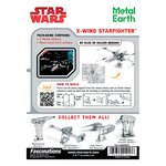 Maquette 3D métal Star Wars X-Wing Star fighter
