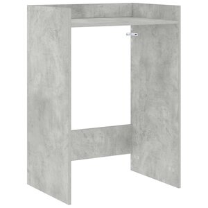 vidaXL Armoire pour machine à laver Béton 67 5 x 48 x 97 cm