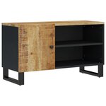 vidaXL Meuble TV 80x33x46 cm bois de manguier et d'ingénierie