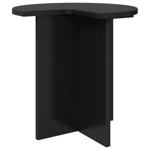 vidaXL Table d'appoint Chêne noir Ø 39 x 38 cm Bois d'ingénierie