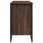vidaXL Armoire lavabo de salle de bain chêne marron 91x35x60 cm