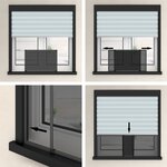 vidaXL Moustiquaire extensible pour fenêtres Anthracite (100-193)x75cm