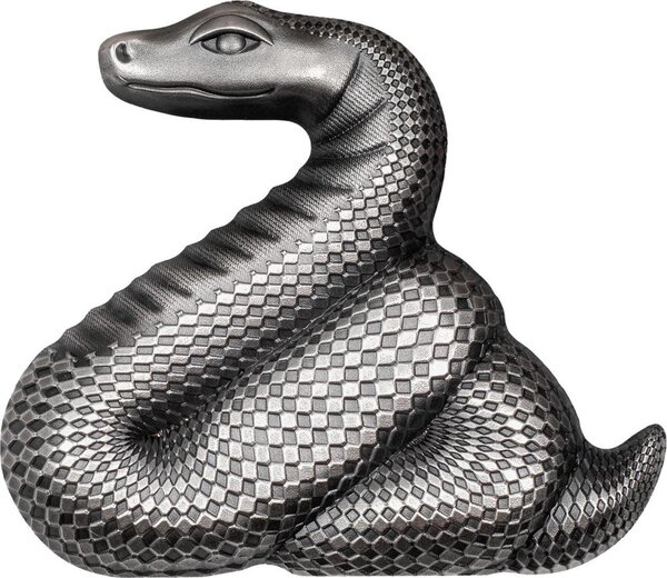 Monnaie NIMBLE SNAKE Serpent Lunar Year 1 Oz Argent 1000 Togrog Mongolia 2025 (PRÉCOMMANDE)