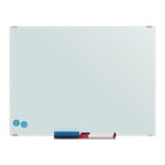 Tableau blanc magnétique verre trempé - 60 x 45 x 0 4 cm