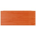 vidaXL Jardinière cire marron 110x60x46 cm bois de pin massif