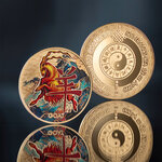 Monnaie YEAR OF THE GOAT Lunar Zodiac 1/2 Oz Argent 500 Francs Cameroon 2027 (PRÉCOMMANDE)