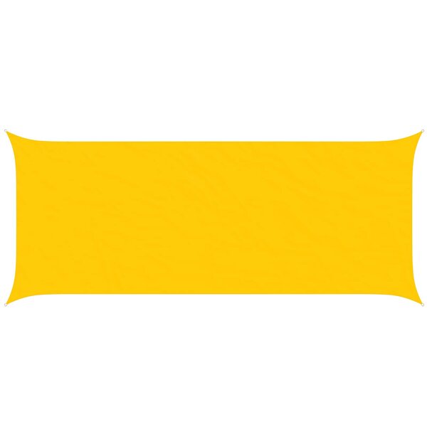 vidaXL Voile d'ombre Jaune 2 5 x 6 m 100   polyester Oxford