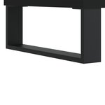 vidaXL Tables de chevet 2 Pièces noir 40x35x69 cm bois d’ingénierie