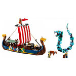31132 Le bateau viking et le serpent de midgard ® Creator