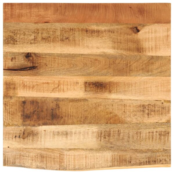 vidaXL Dessus de table 40x40x3 8 cm bord vif bois massif manguier brut