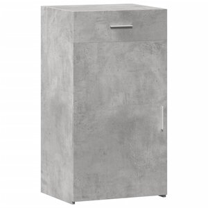 vidaXL Buffet gris béton 50x42 5x93 cm bois d'ingénierie