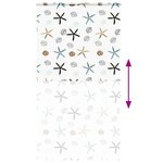 vidaXL Store enrouleur de douche avec cassette largeur du tissu 136 cm