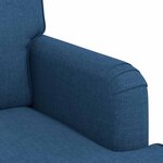vidaXL Canapé Bleu 144 x 80 x 85 cm tissu