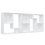 vidaXL Bibliothèque Blanc 67x24x161 cm Bois d'ingénierie