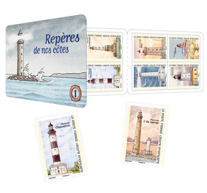 Carnet 12 timbres - Repères de nos côtes 2019 - Lettre Prioritaire