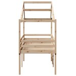 vidaXL Lit haut avec toit 80x200 cm bois de pin massif
